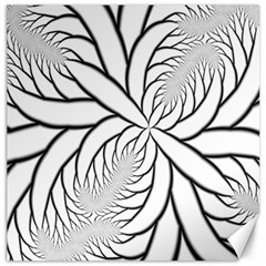 Fractal Symmetry Pattern Network Canvas 20  X 20  by Amaryn4rt