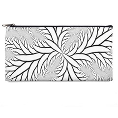 Fractal Symmetry Pattern Network Pencil Case by Amaryn4rt