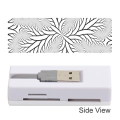 Fractal Symmetry Pattern Network Memory Card Reader (stick)