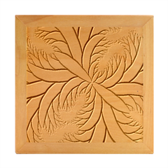 Fractal Symmetry Pattern Network Wood Photo Frame Cube by Amaryn4rt