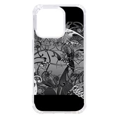 Kringel Circle Flowers Butterfly Iphone 14 Pro Tpu Uv Print Case