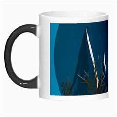 Vector Graphic Mountains Snow Wolf Morph Mug by Sarkoni