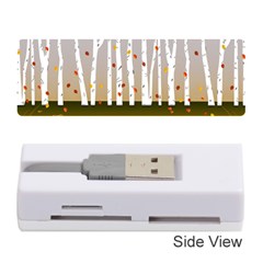 Birch Trees Fall Autumn Leaves Memory Card Reader (stick) by Sarkoni