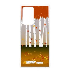 Birch Trees Fall Autumn Leaves Samsung Galaxy Note 20 Ultra Tpu Uv Case by Sarkoni