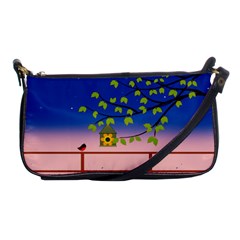 Vector Graphic Illustration Wallpaper Shoulder Clutch Bag by Sarkoni