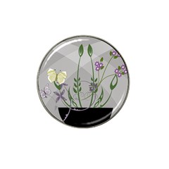 Flower Butterfly Pot Hat Clip Ball Marker (4 Pack) by Sarkoni