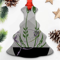 Flower Butterfly Pot Ornament (christmas Tree)  by Sarkoni