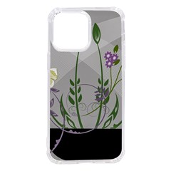 Flower Butterfly Pot Iphone 14 Pro Max Tpu Uv Print Case by Sarkoni