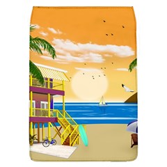 Vector Graphic Clipart Beach House Removable Flap Cover (l) by Sarkoni