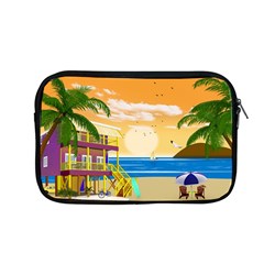 Vector Graphic Clipart Beach House Apple Macbook Pro 13  Zipper Case by Sarkoni