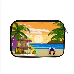 Vector Graphic Clipart Beach House Apple Macbook Pro 15  Zipper Case by Sarkoni