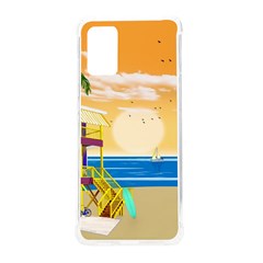 Vector Graphic Clipart Beach House Samsung Galaxy S20plus 6 7 Inch Tpu Uv Case by Sarkoni