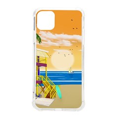 Vector Graphic Clipart Beach House Iphone 11 Pro Max 6 5 Inch Tpu Uv Print Case by Sarkoni