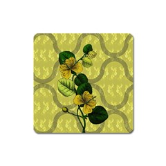 Flower Blossom Square Magnet by Sarkoni