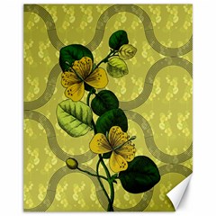 Flower Blossom Canvas 11  X 14  by Sarkoni