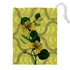 Flower Blossom Drawstring Pouch (5xl) by Sarkoni