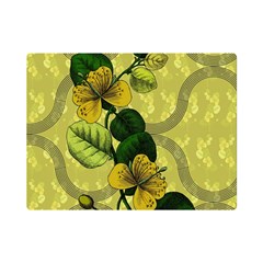 Flower Blossom Premium Plush Fleece Blanket (mini) by Sarkoni