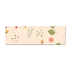 Spring Art Floral Pattern Design Sticker (bumper)