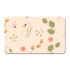 Spring Art Floral Pattern Design Magnet (rectangular) by Sarkoni