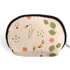 Spring Art Floral Pattern Design Accessory Pouch (medium) by Sarkoni