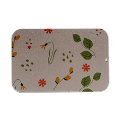 Spring Art Floral Pattern Design Open Lid Metal Box (silver)  