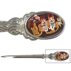 Christmas Santa Claus Dog Sled Letter Opener by Sarkoni