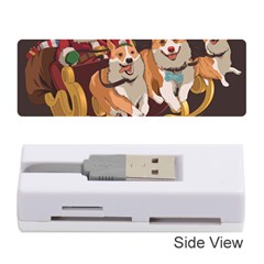 Christmas Santa Claus Dog Sled Memory Card Reader (stick) by Sarkoni