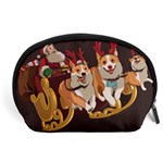 Christmas Santa Claus Dog Sled Accessory Pouch (Large) Front