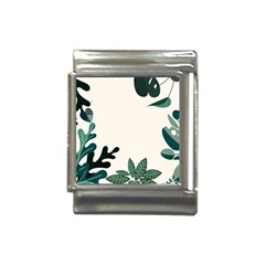 Leaves Plants Foliage Border Italian Charm (13mm) by Sarkoni