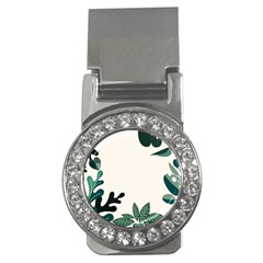 Leaves Plants Foliage Border Money Clips (CZ) 