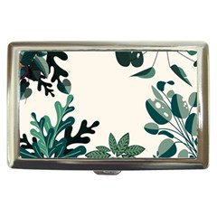 Leaves Plants Foliage Border Cigarette Money Case