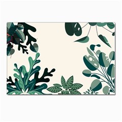 Leaves Plants Foliage Border Postcard 4 x 6  (Pkg of 10)