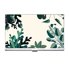 Leaves Plants Foliage Border Business Card Holder