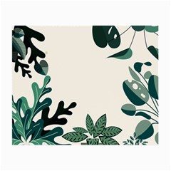 Leaves Plants Foliage Border Small Glasses Cloth