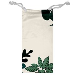 Leaves Plants Foliage Border Jewelry Bag