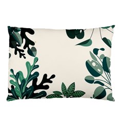 Leaves Plants Foliage Border Pillow Case