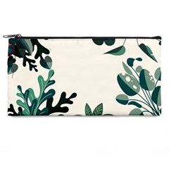 Leaves Plants Foliage Border Pencil Case