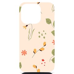 Spring Art Floral Pattern Design Iphone 14 Pro Black Uv Print Case by Sarkoni