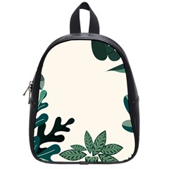 Leaves Plants Foliage Border School Bag (Small)