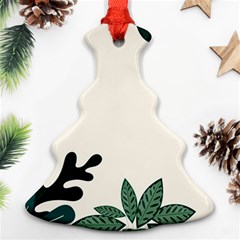 Leaves Plants Foliage Border Ornament (Christmas Tree) 