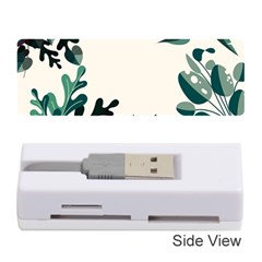 Leaves Plants Foliage Border Memory Card Reader (Stick)