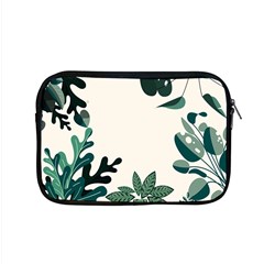 Leaves Plants Foliage Border Apple MacBook Pro 15  Zipper Case