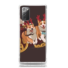 Christmas Santa Claus Dog Sled Samsung Galaxy Note 20 Tpu Uv Case by Sarkoni