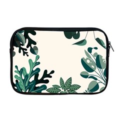 Leaves Plants Foliage Border Apple MacBook Pro 17  Zipper Case