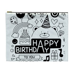 Happy Birthday Celebration Party Cosmetic Bag (xl) by Sarkoni