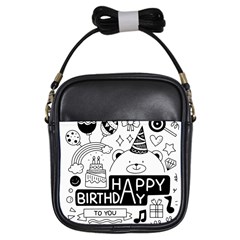 Happy Birthday Celebration Party Girls Sling Bag by Sarkoni