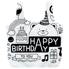 Happy Birthday Celebration Party Full Print Recycle Bag (xl) by Sarkoni