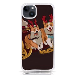 Christmas Santa Claus Dog Sled Iphone 14 Plus Tpu Uv Print Case by Sarkoni