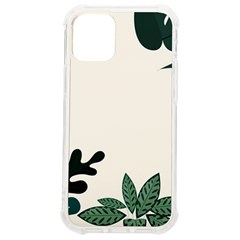 Leaves Plants Foliage Border Iphone 12 Mini Tpu Uv Print Case	 by Sarkoni