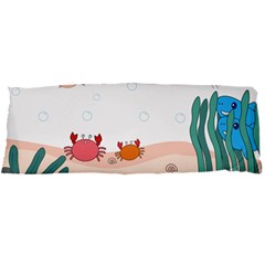 Cartoon Marine Life Marine Drawing Body Pillow Case Dakimakura (two Sides) by Sarkoni